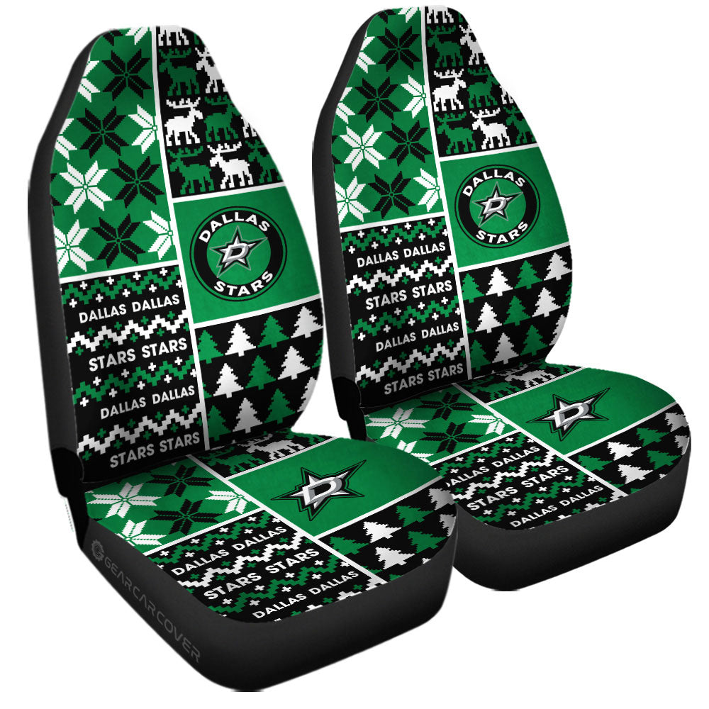 Dallas Stars Car Seat Covers Custom Ugly Style Car Accessories - Gearcarcover - 3