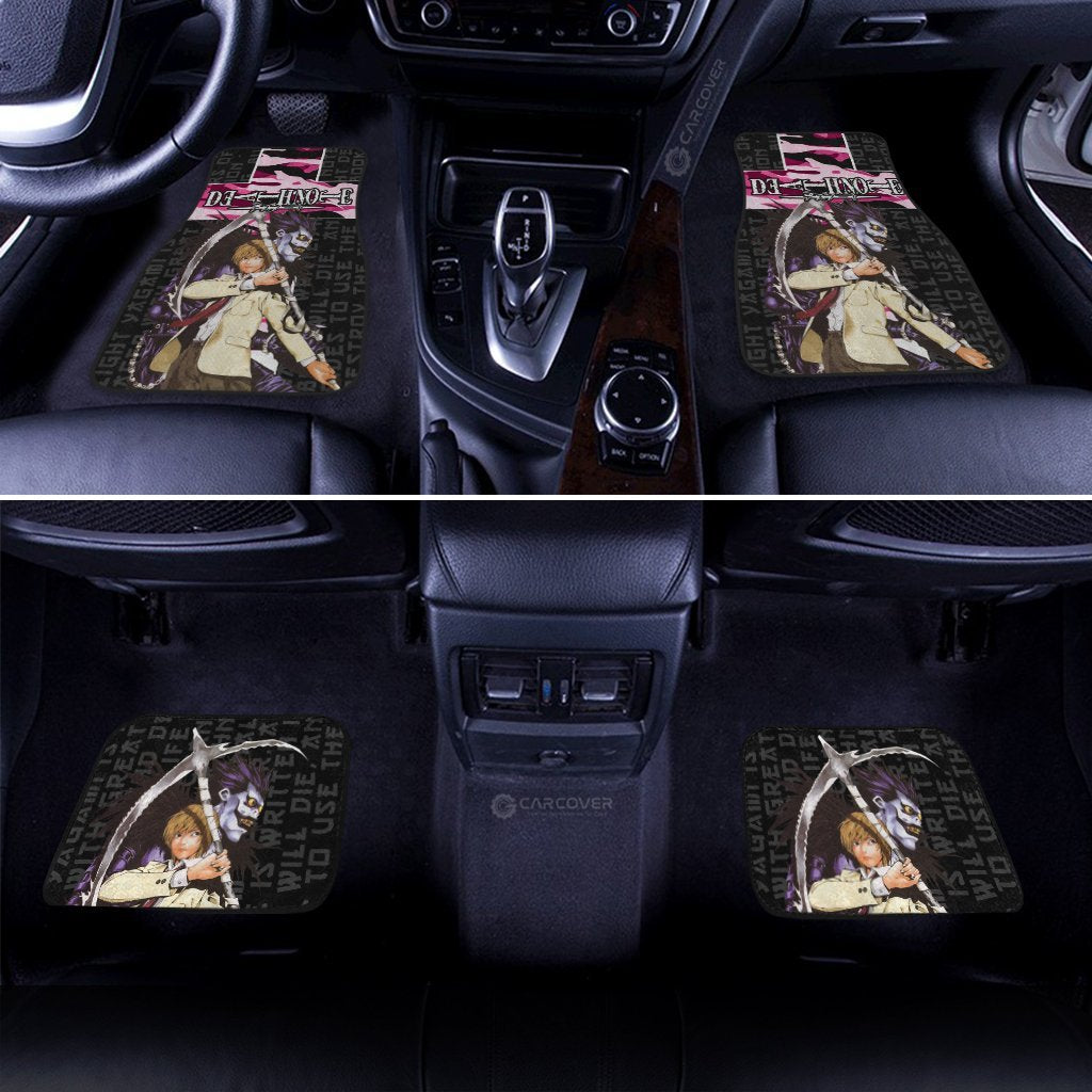 Death Note Light Yagami Car Floor Mats Custom Anime Car Accessories - Gearcarcover - 3