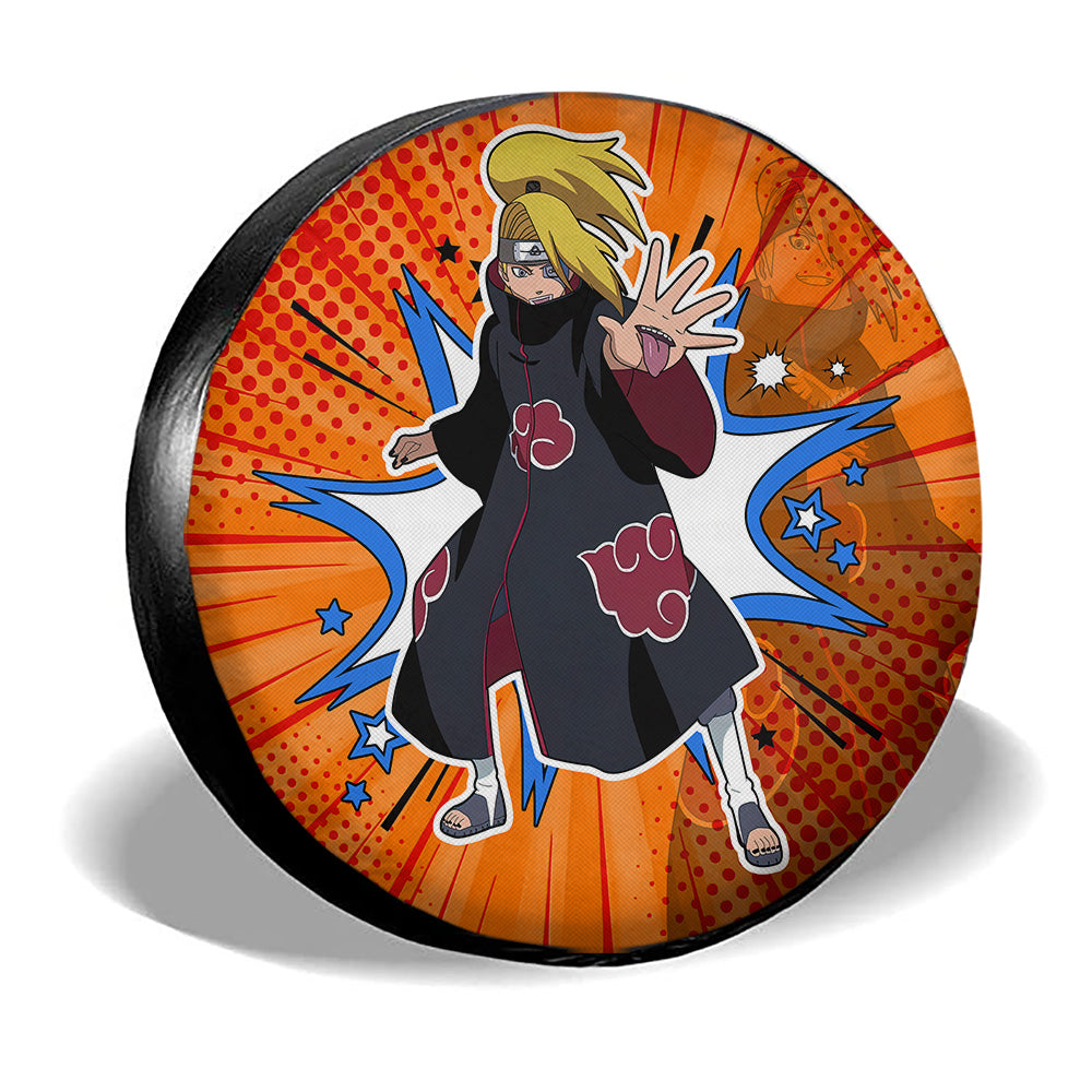 Deidara Spare Tire Covers Custom Anime Car Accessories - Gearcarcover - 3