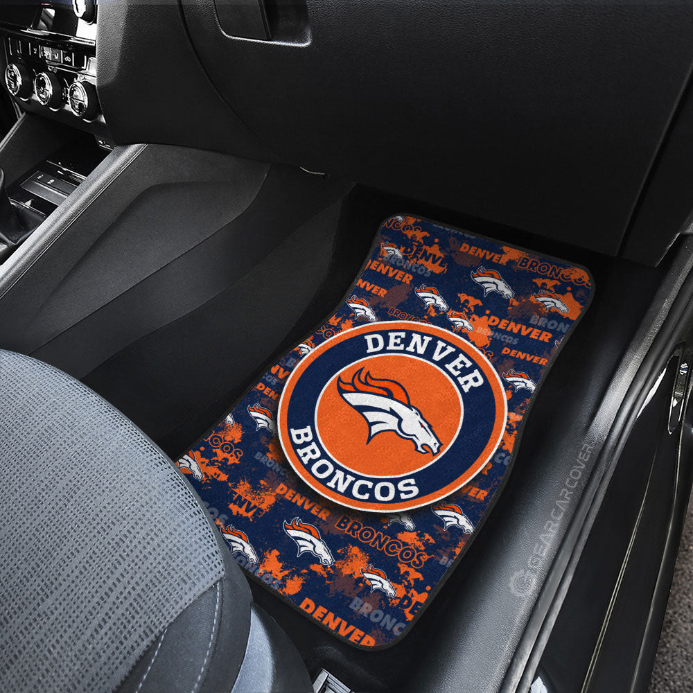 Denver Broncos Car Floor Mats Custom Car Accessories - Gearcarcover - 3