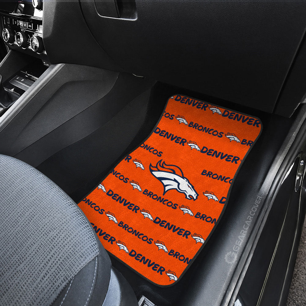 Denver Broncos Car Floor Mats Sporty Team Collection - Gearcarcover - 3