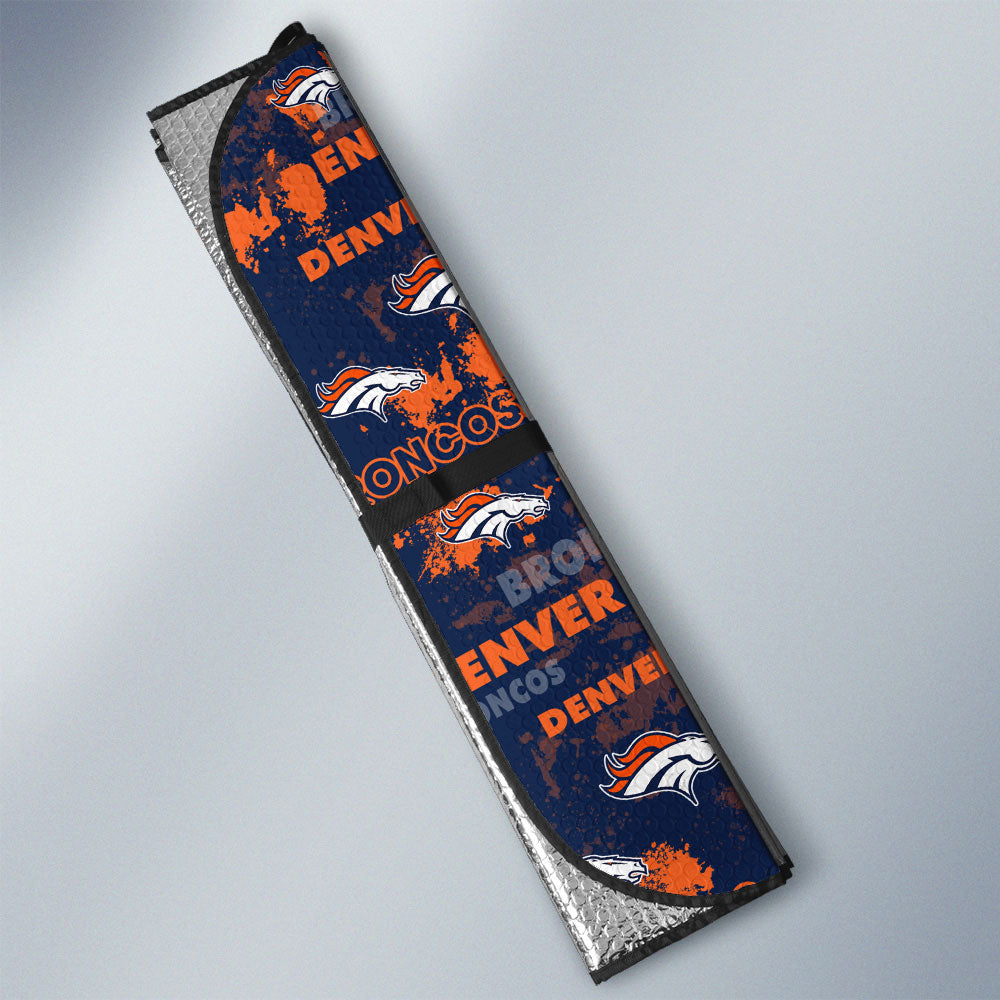 Denver Broncos Car Sunshade Custom Car Accessories - Gearcarcover - 3
