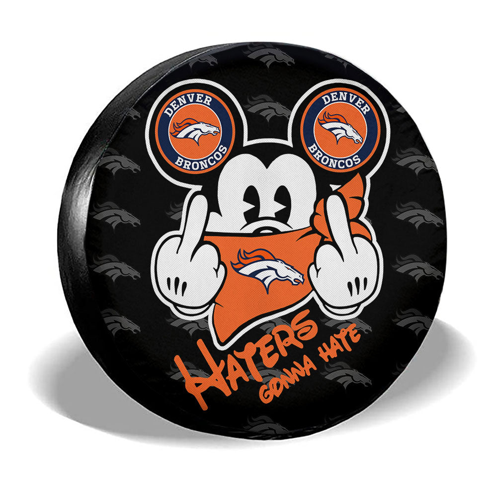 Denver Broncos Spare Tire Covers Custom Car Accessories - Gearcarcover - 3