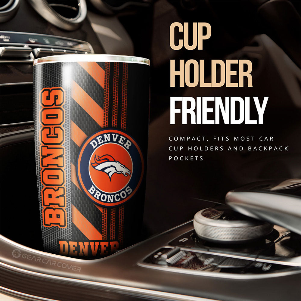 Denver Broncos Tumbler Cup Custom Car Accessories - Gearcarcover - 3
