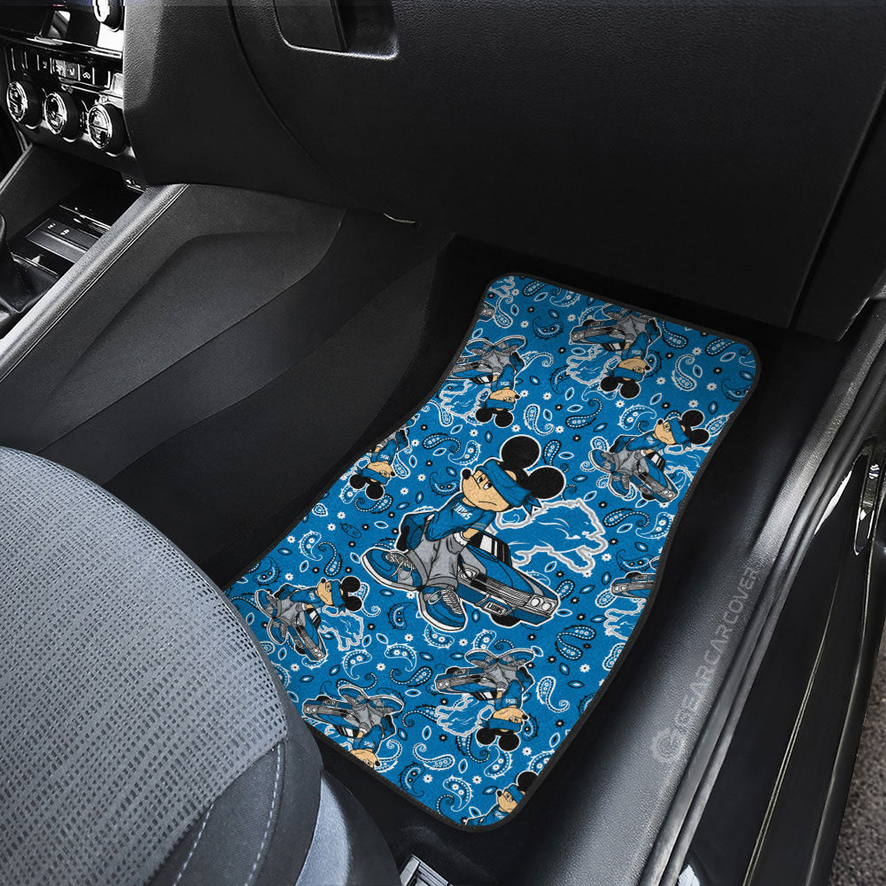 Detroit Lions Car Floor Mats Cartoon Theme Collection - Gearcarcover - 3