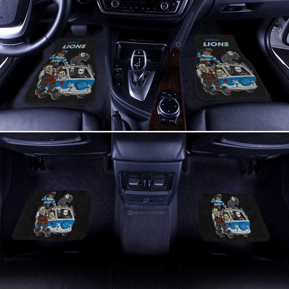 Detroit Lions Car Floor Mats Custom Car Accessories - Gearcarcover - 2