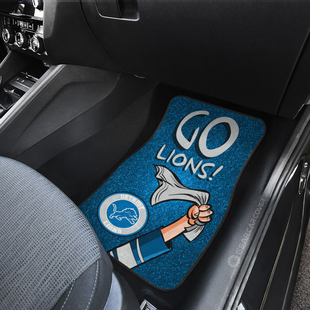 Detroit Lions Car Floor Mats Custom Car Accessories - Gearcarcover - 3