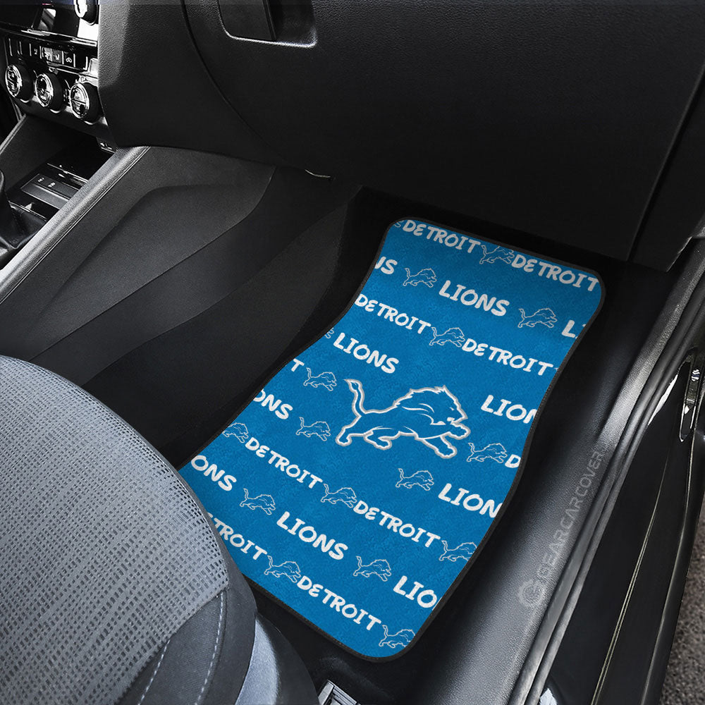 Detroit Lions Car Floor Mats Sporty Team Collection - Gearcarcover - 3