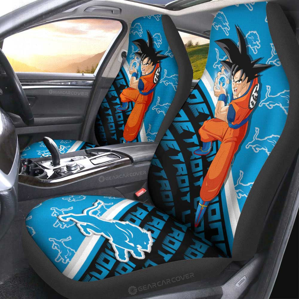 Detroit Lions Car Seat Covers Goku Car Accessories For Fans - Gearcarcover - 3