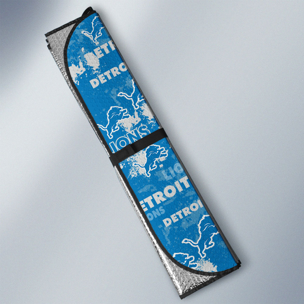 Detroit Lions Car Sunshade Custom Car Accessories - Gearcarcover - 3