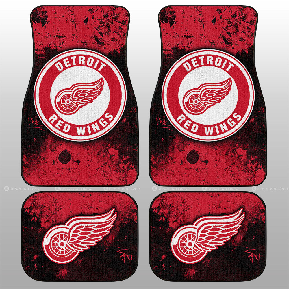 Detroit Red Wings Car Floor Mats Custom Car Accessories - Gearcarcover - 1