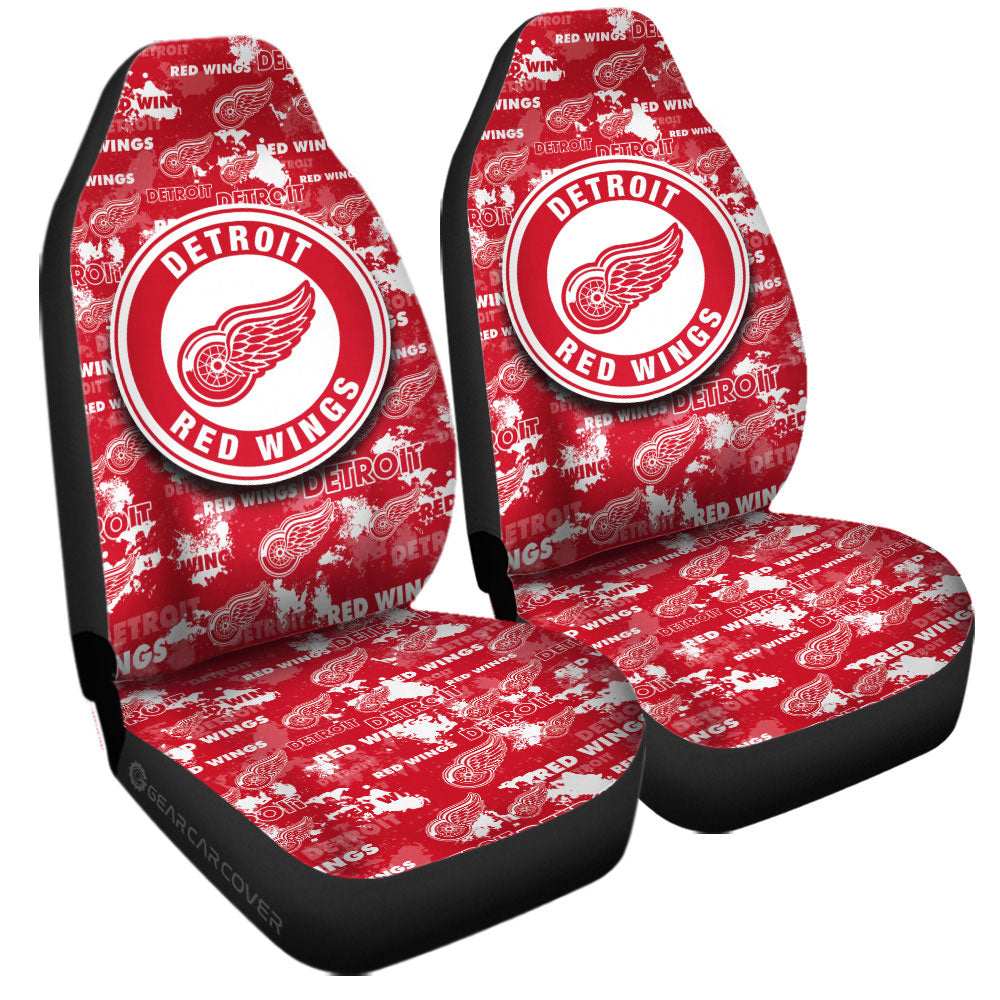 Detroit Red Wings Car Seat Covers Custom Car Accessories - Gearcarcover - 3