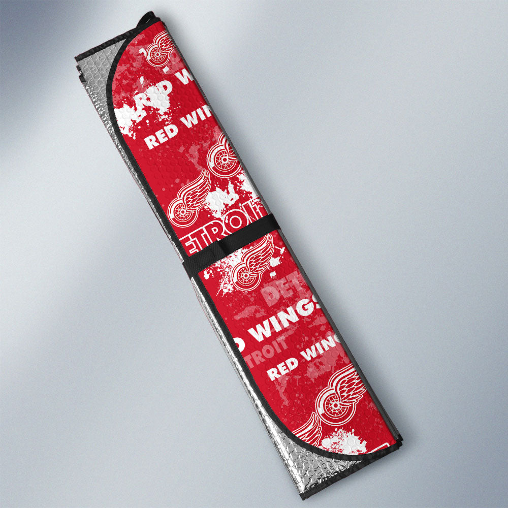 Detroit Red Wings Car Sunshade Custom Car Accessories - Gearcarcover - 3
