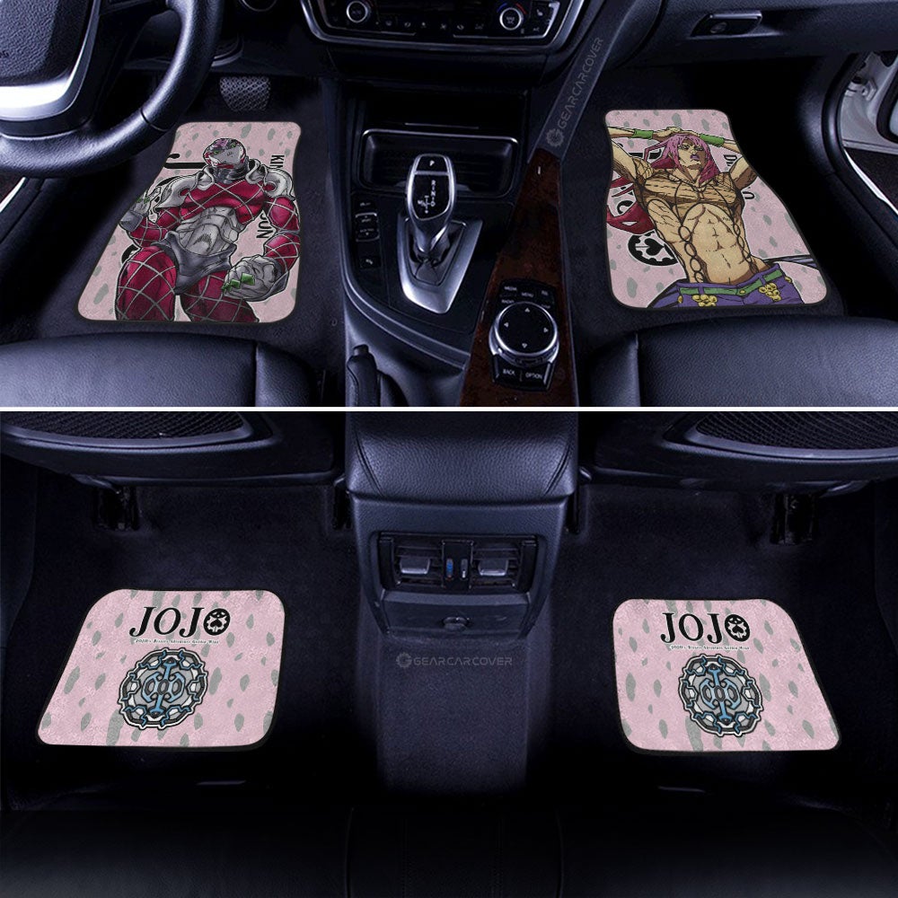 Diavolo Car Floor Mats Custom -Bizarre-Adventure - Gearcarcover - 3