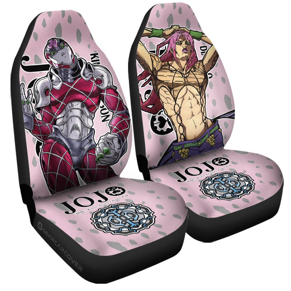 Diavolo Car Seat Covers Custom -Bizarre-Adventure - Gearcarcover - 3