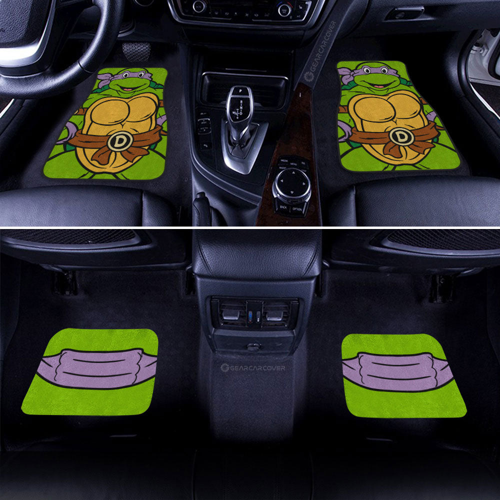 Donatello Car Floor Mats Custom Ninja Turtle Car Accessories - Gearcarcover - 2