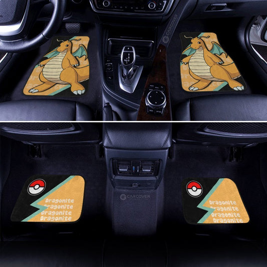 Dragonite Car Floor Mats Custom Anime Car Interior Accessories - Gearcarcover - 2