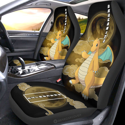 Dragonite Car Seat Covers Custom Anime Car Accessories For Anime Fans - Gearcarcover - 2