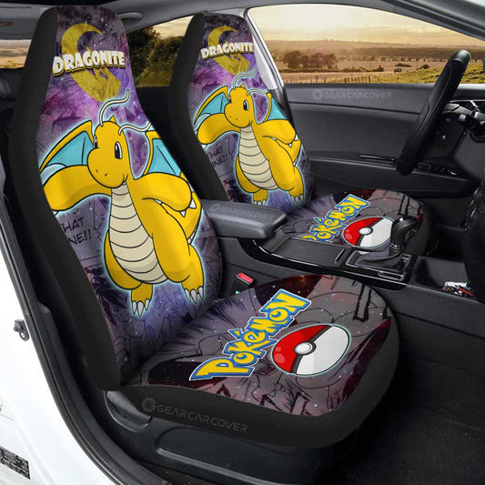 Dragonite Car Seat Covers Custom Anime Galaxy Manga Style - Gearcarcover - 1