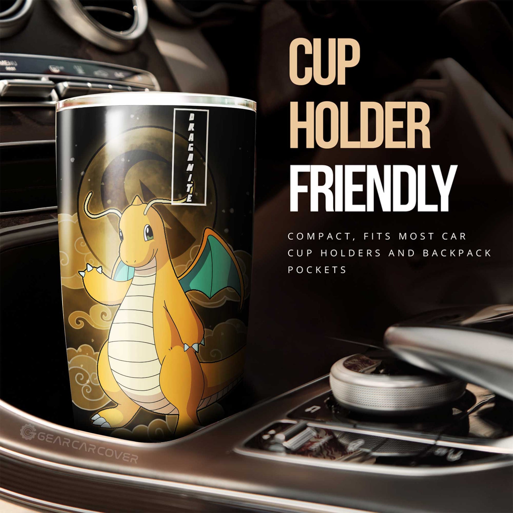 Dragonite Tumbler Cup Custom Anime - Gearcarcover - 2