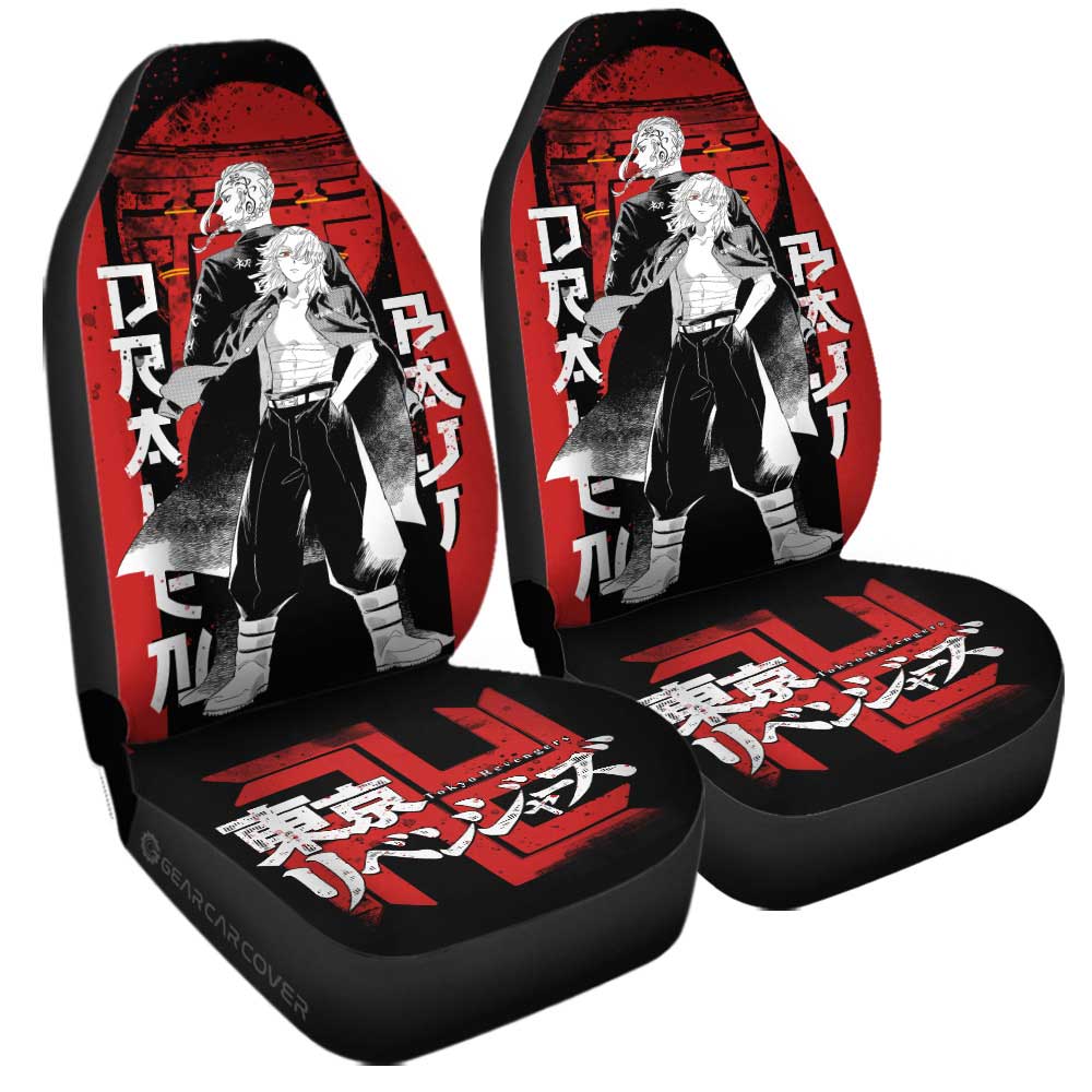 Draken x Baji Car Seat Covers Custom Anime Car Accessories - Gearcarcover - 3