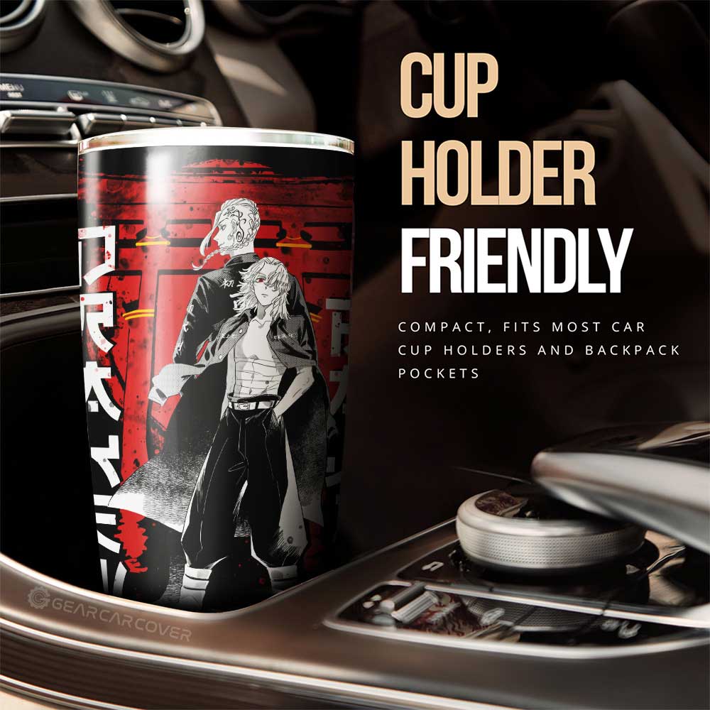Draken x Baji Tumbler Cup Custom Anime Car Accessories - Gearcarcover - 3