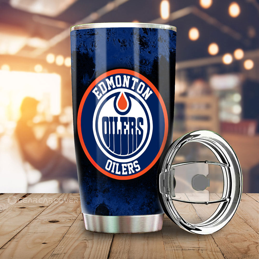 Edmonton Oilers Tumbler Cup Custom Car Accessories - Gearcarcover - 2