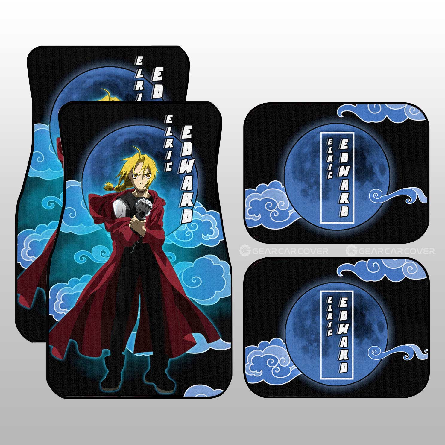 Edward Elric Car Floor Mats Custom Car Interior Accessories - Gearcarcover - 1