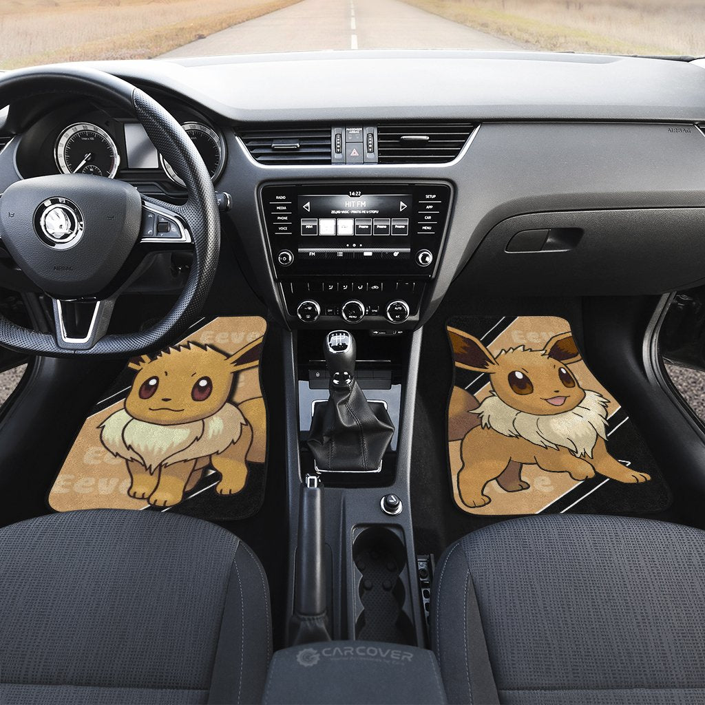 Eevee Car Floor Mats Custom Anime Car Interior Accessories - Gearcarcover - 3
