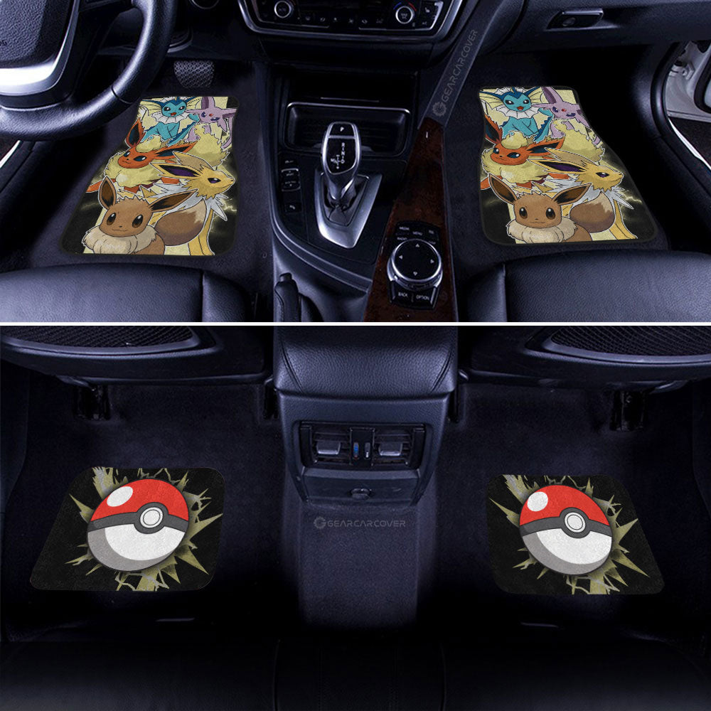Eevee Car Floor Mats Custom Car Accessories For Fans - Gearcarcover - 2