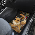 Eevee Car Floor Mats Custom Tie Dye Style Anime Car Accessories - Gearcarcover - 4