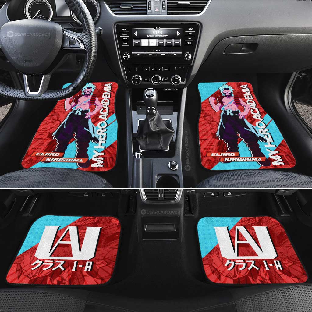 Eijiro Kirishima Car Floor Mats Custom Car Interior Accessories - Gearcarcover - 2