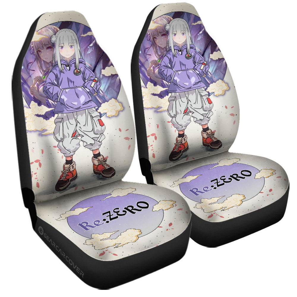 Emilia Car Seat Covers Anime Collection - Gearcarcover - 3