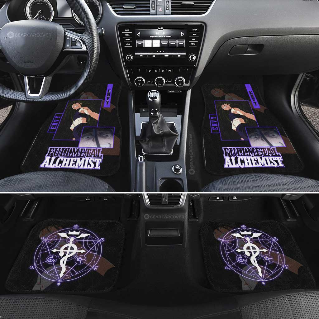 Envy Car Floor Mats Custom Fullmetal Alchemist Anime - Gearcarcover - 1