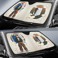 Eren Yeager Car Sunshade AOT Collection - Gearcarcover - 2