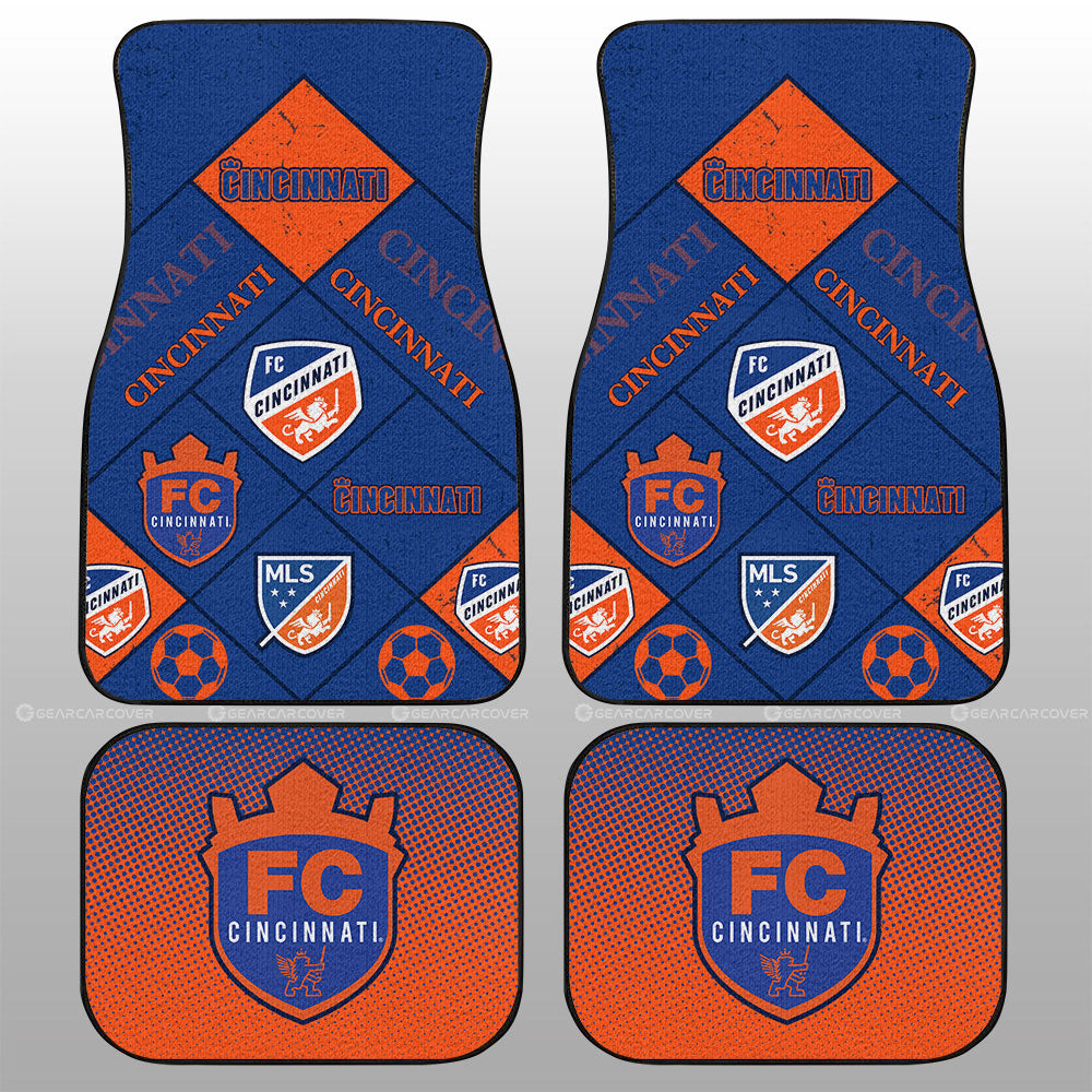 FC Cincinnati Car Floor Mats Sporty Team Collection - Gearcarcover - 1