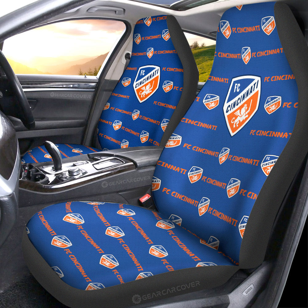 FC Cincinnati Car Seat Covers Sporty Team Collection - Gearcarcover - 1