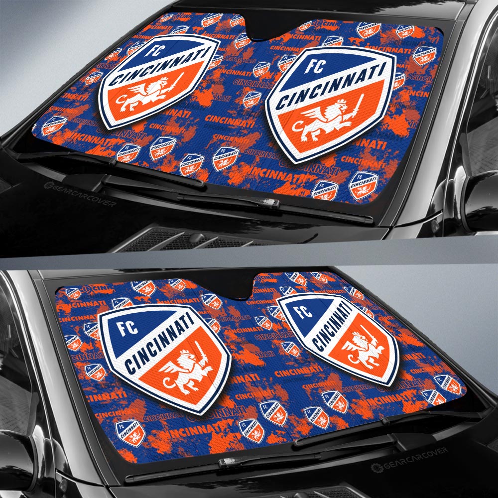 FC Cincinnati Car Sunshade Custom Car Accessories - Gearcarcover - 2