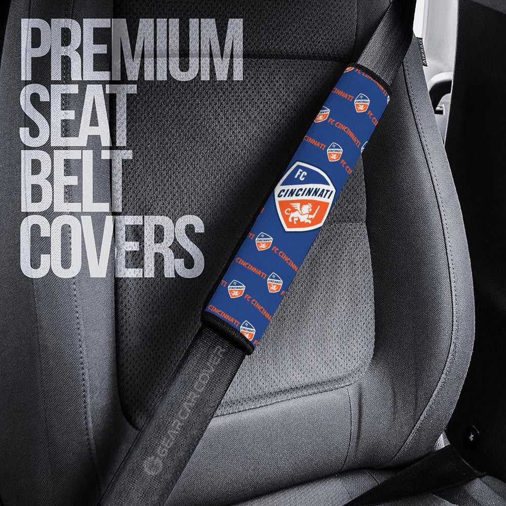FC Cincinnati Seat Belt Covers Sporty Team Collection - Gearcarcover - 3