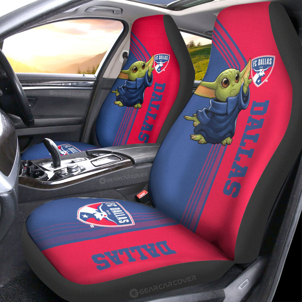 FC Dallas Car Seat Covers Baby Yoda Car Accessories - Gearcarcover - 1