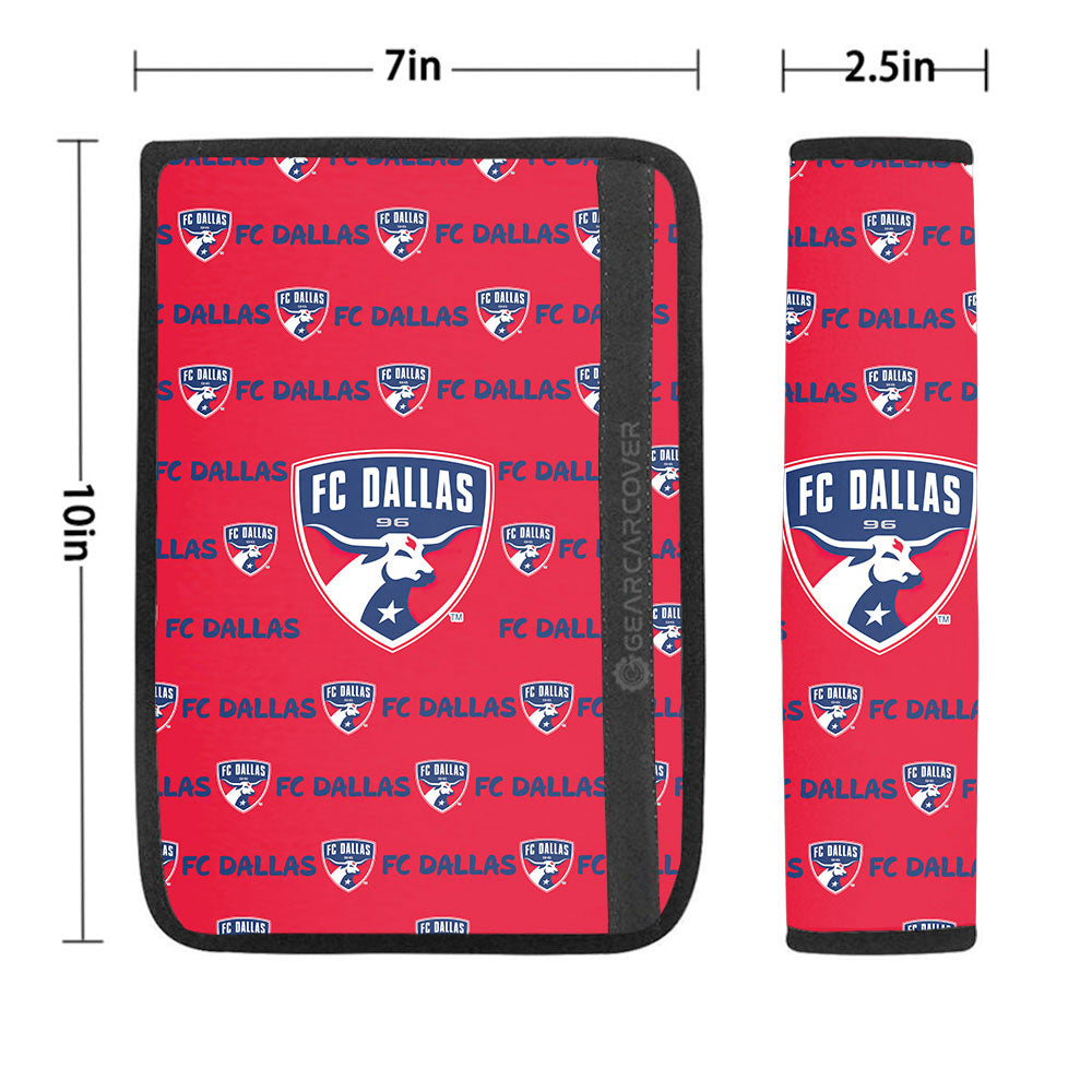 FC Dallas Seat Belt Covers Sporty Team Collection - Gearcarcover - 1