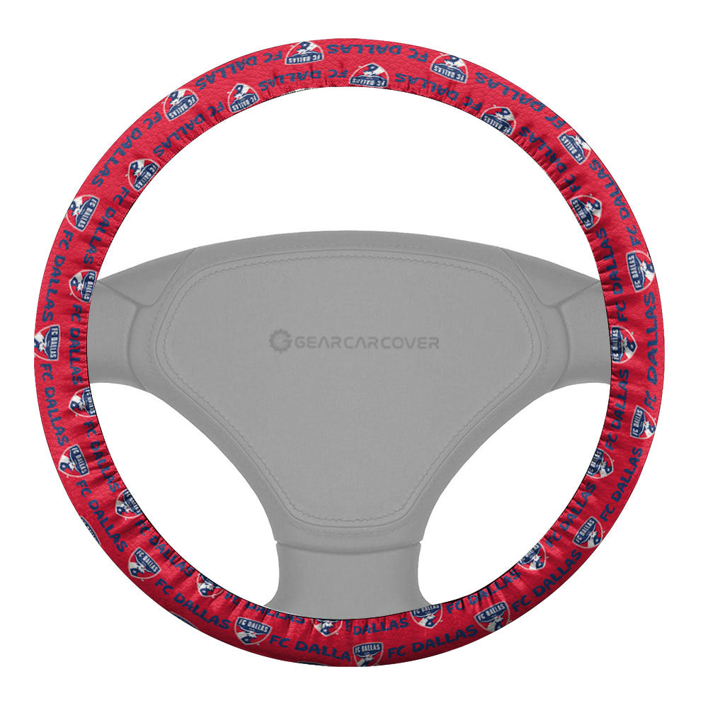FC Dallas Steering Wheel Cover Sporty Team Collection - Gearcarcover - 2