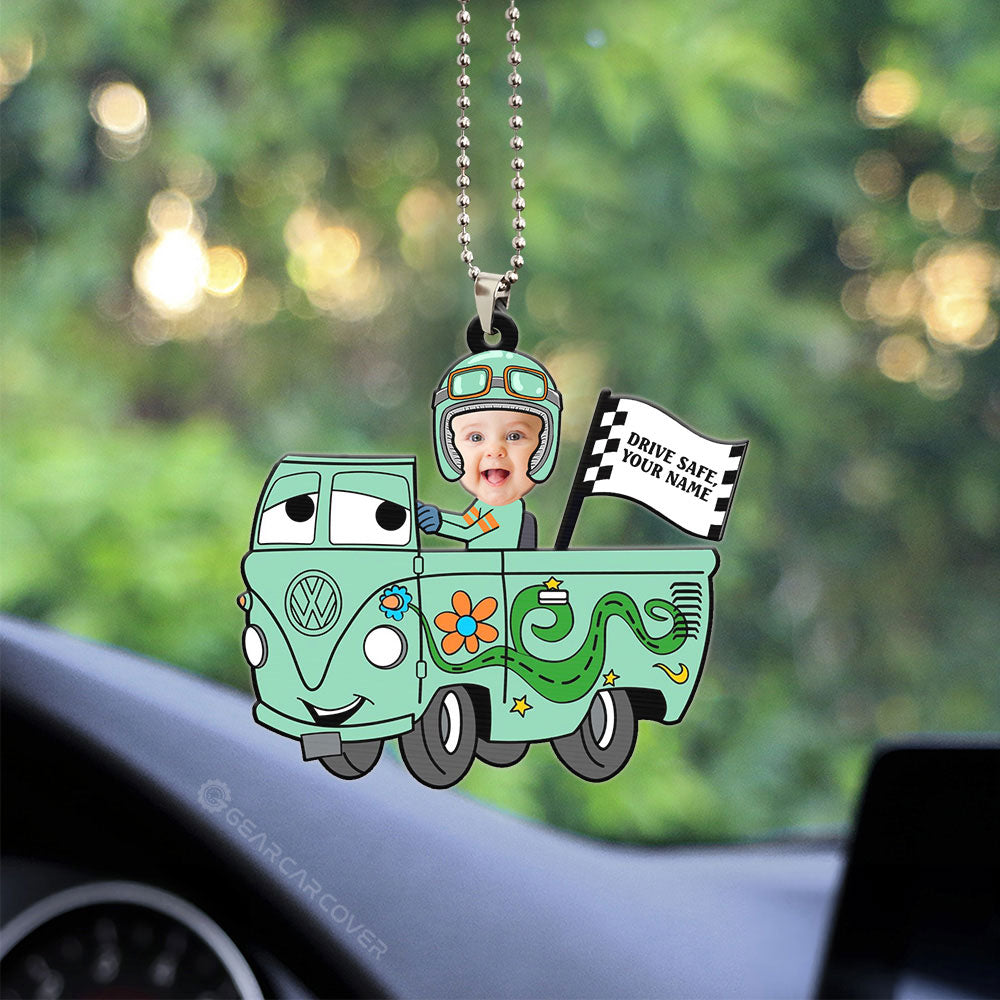 Fillmore Ornament Personalized Baby With Helmet Collection - Gearcarcover - 2