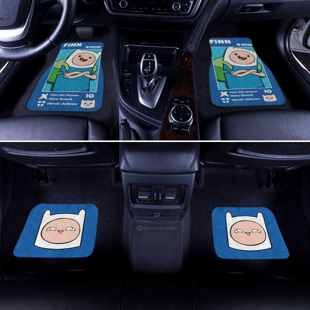 Finn Car Floor Mats Custom Adventure Time Car Accessories - Gearcarcover - 2