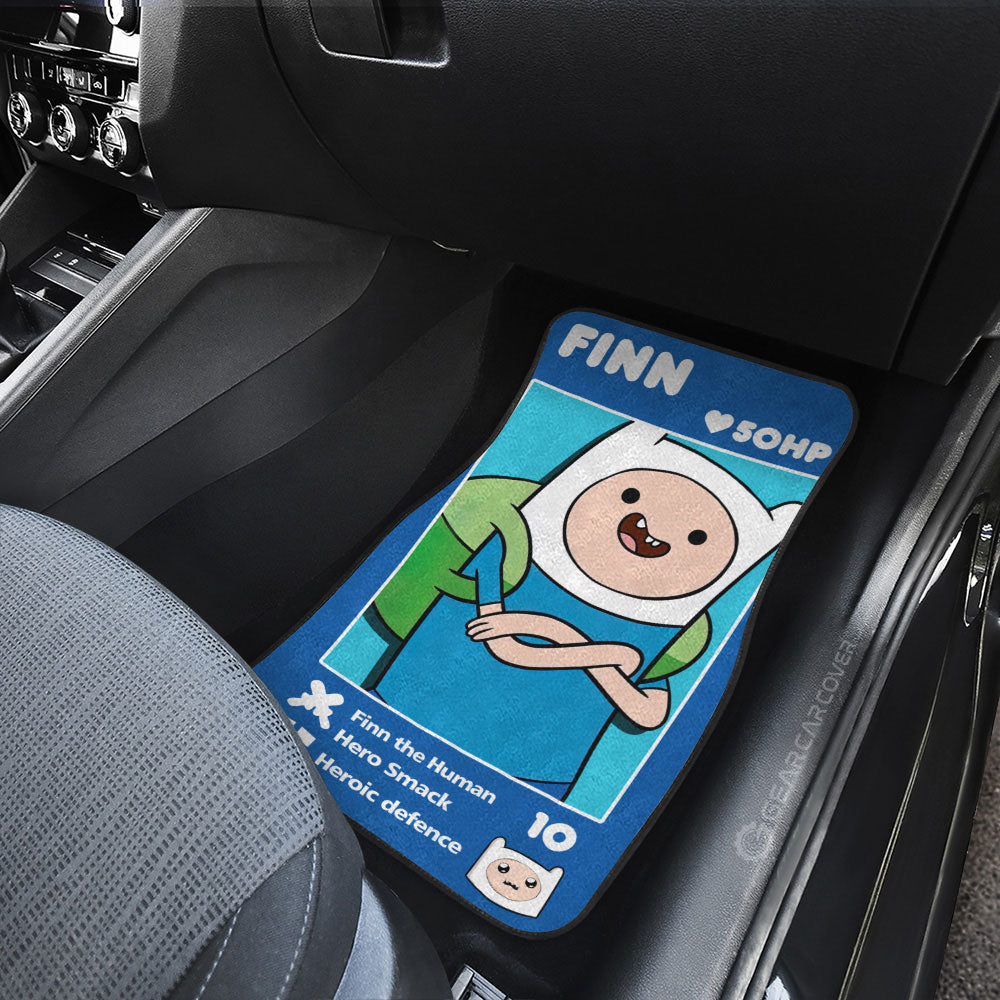 Finn Car Floor Mats Custom Adventure Time Car Accessories - Gearcarcover - 3