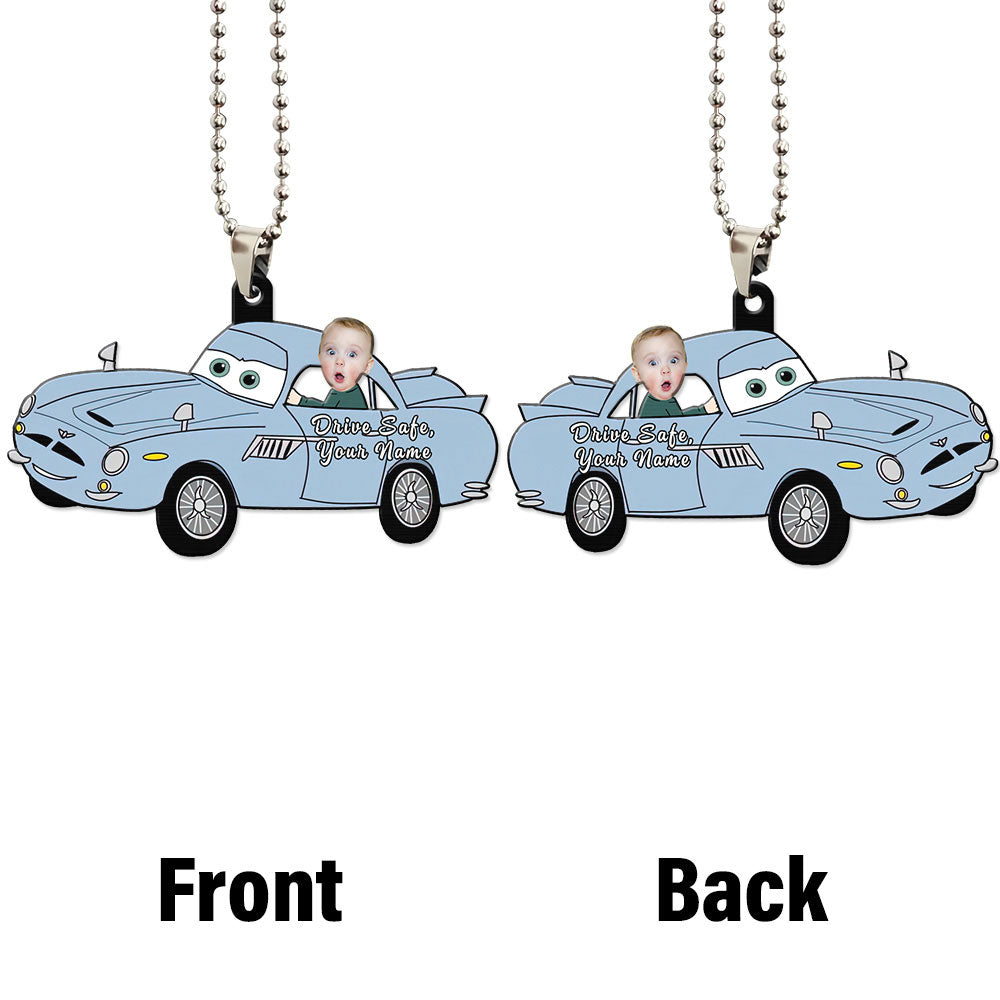 Finn McMissile Ornament Personalized Baby Face Collection - Gearcarcover - 4