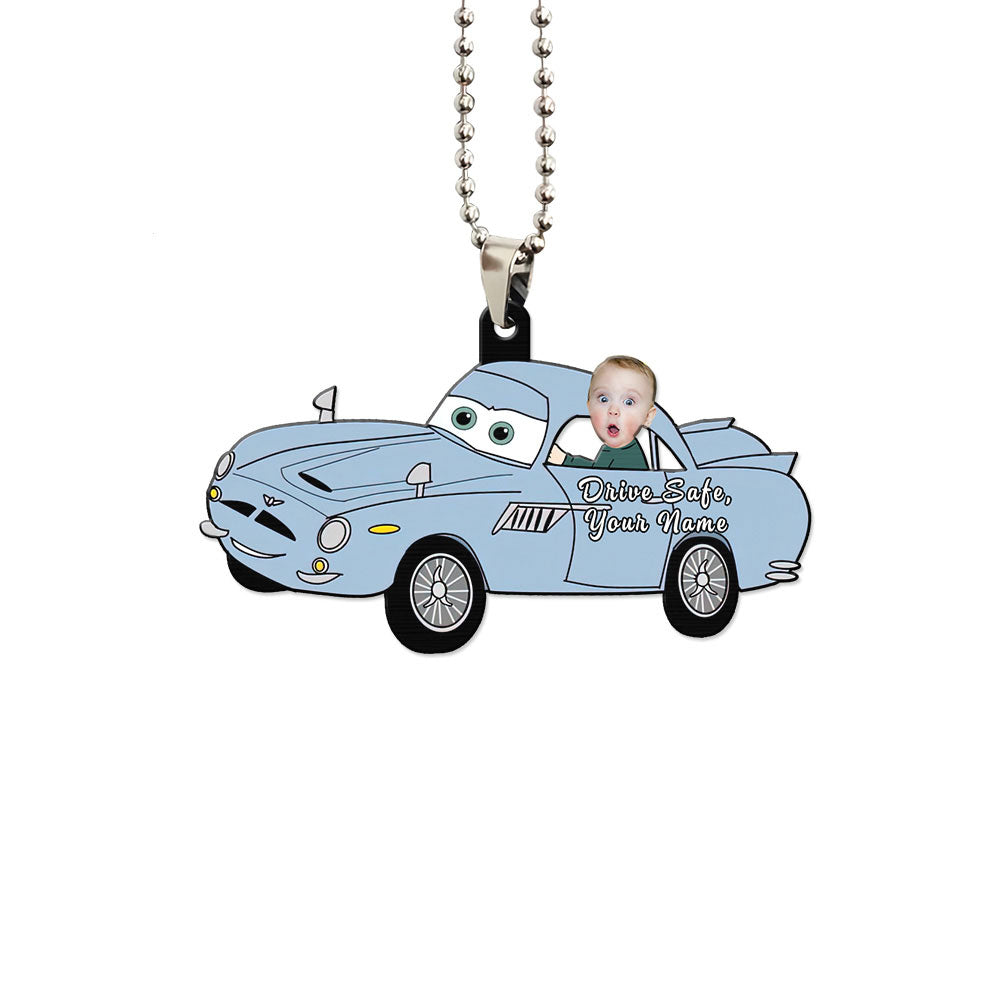 Finn McMissile Ornament Personalized Baby Face Collection - Gearcarcover - 1