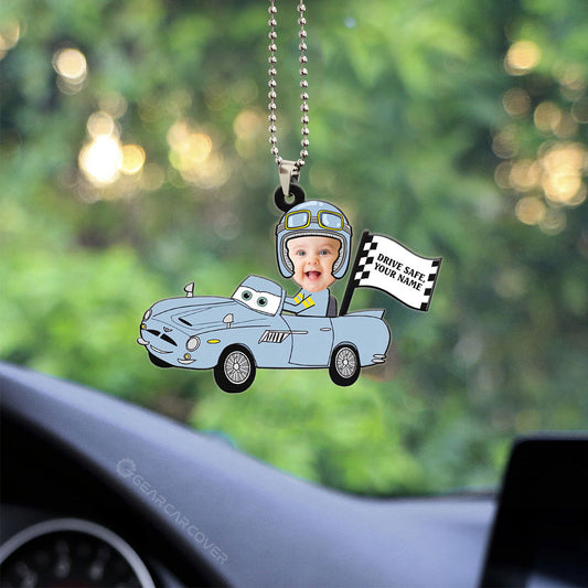 Finn McMissile Ornament Personalized Baby With Helmet Collection - Gearcarcover - 2