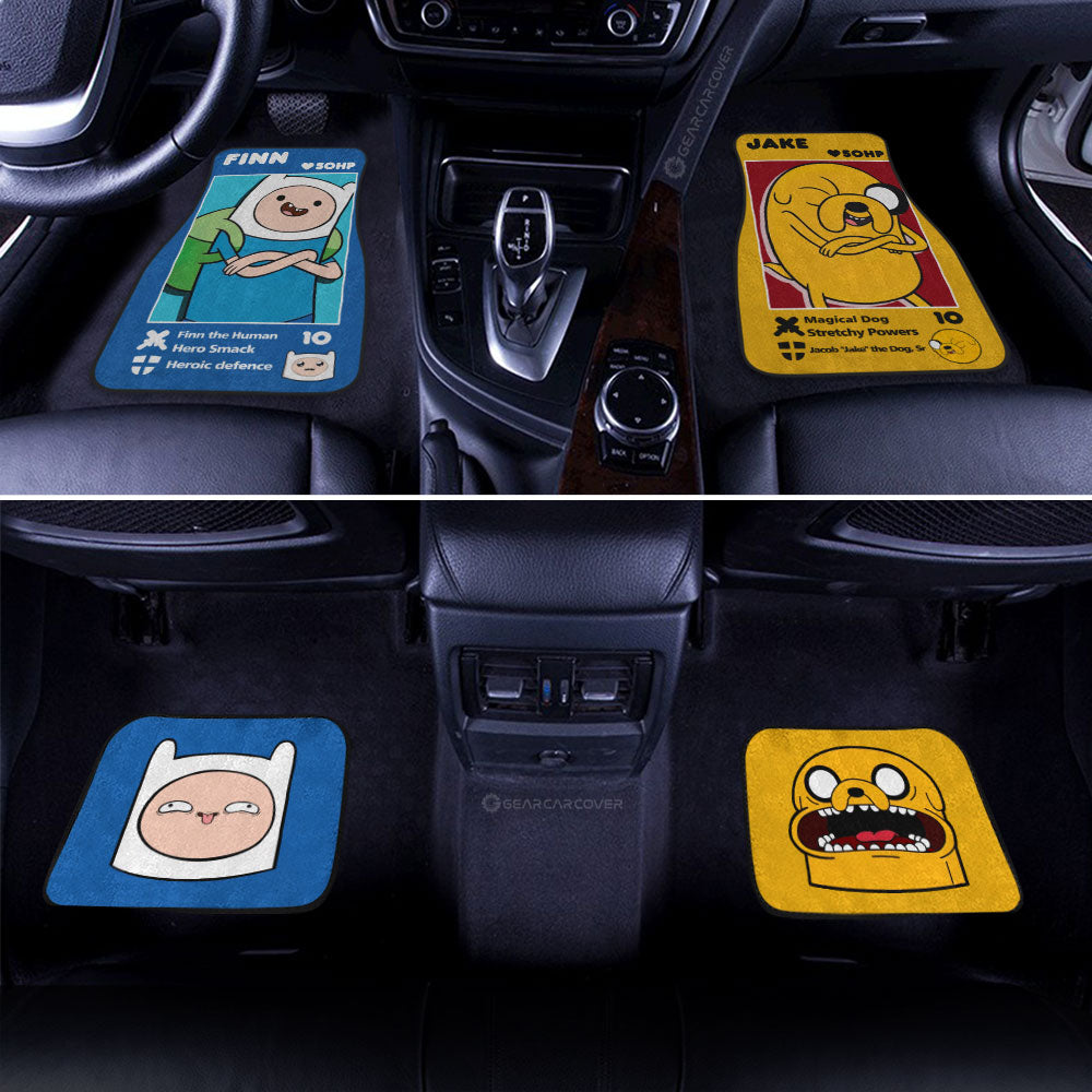 Finn x Jake Car Floor Mats Custom Adventure Time Car Accessories - Gearcarcover - 2