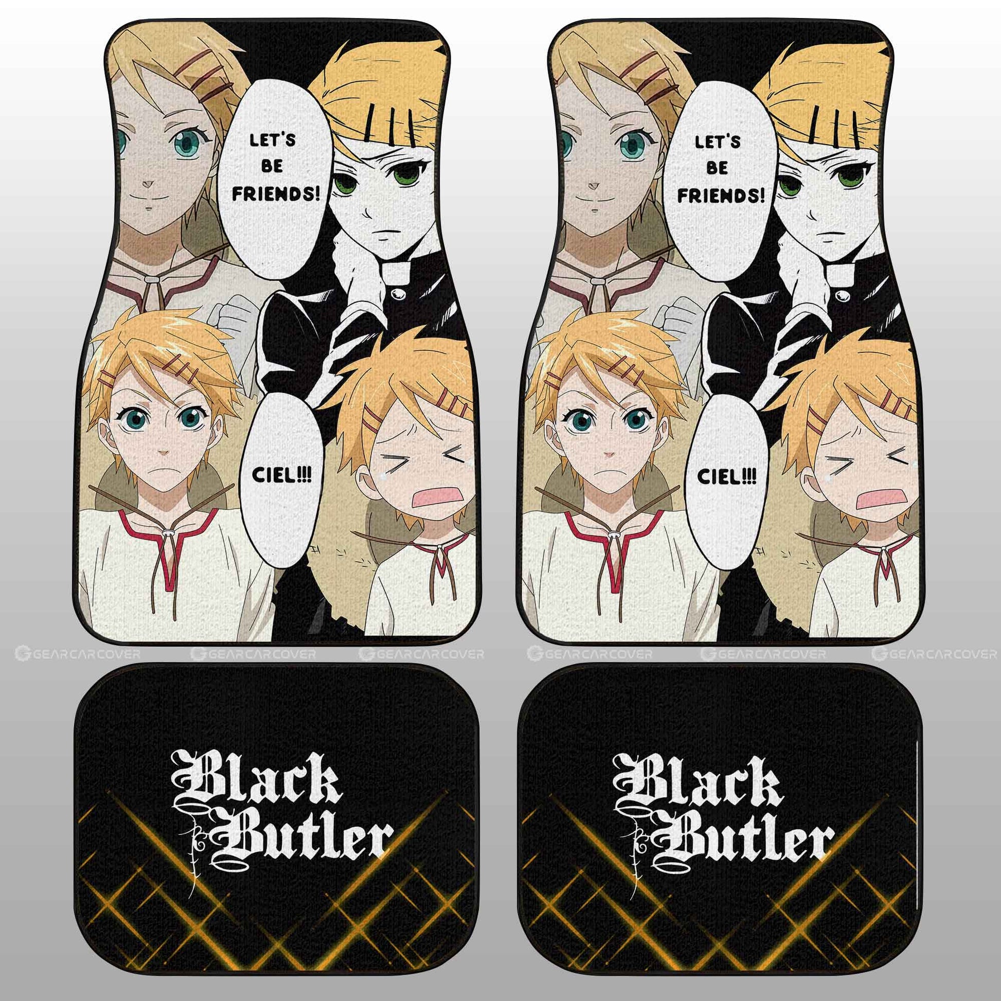 Finnian Car Floor Mats Custom Black Butler Car Accessories - Gearcarcover - 2